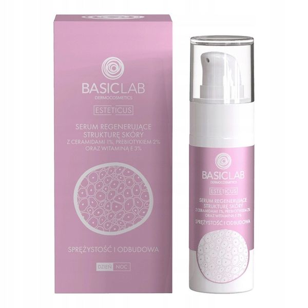 BasicLab- Serum Regenerujące Strukturę Skóry z Ceramidami 1% 30ml zdjęcie 1