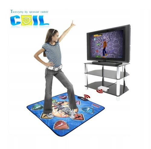 MATA MUZYCZNA PODWÓJNA TAŃCZENIA HDMI BEZPRZEWODOWA DLA DZIECI 32BIT 6W1 TV na Arena.pl