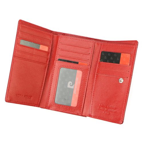 Elegancki damski portfel skórzany wzór w liście na Arena.pl