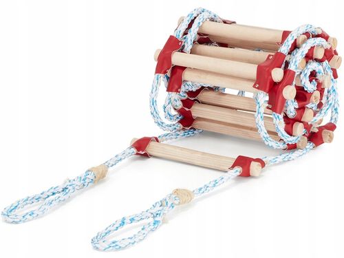 Drabina sznurowa linowa na dach ATESTOWANA 8m dekarska pleciona na Arena.pl