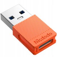 Adapter USB-C Mcdodo OT-6550 5Gbps DO USB 3.0 Pomarańczowy