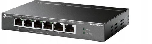 Switch 6 portów TP-LINK TL-SG1006PP Czarny na Arena.pl