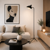 Lampa Podłogowa Berella Light Estra F BK BL5366