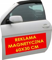 Magnes na Samochód Reklama Magnetyczna 60x30