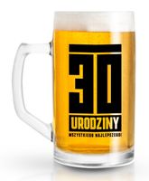 Kufel Do Piwa 500 Ml „30 Urodziny” – Idealny Prezent Na Trzydziestkę!