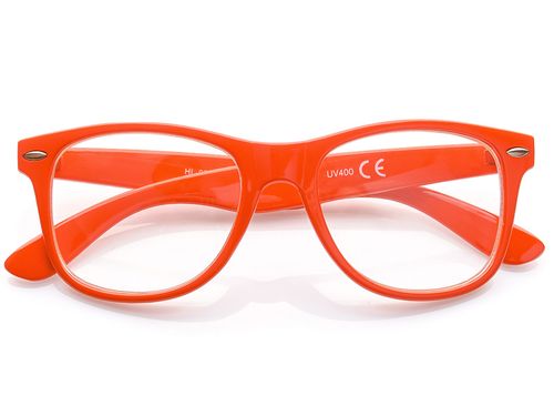 Pomarańczowe Okulary ZERÓWKI na Arena.pl