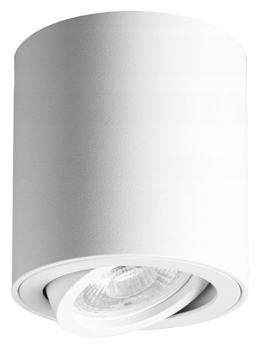 Oprawa halogenowa natynkowa GU10 Biały spot kinkiet sufitowa prosta walec na Arena.pl