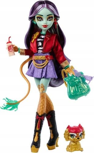 LALKA MONSTER HIGH JINAFIRE LONG lalka smok z pieskiem Cloudy „Yun Yun” na Arena.pl