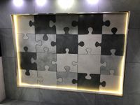 Puzzle 3D GRES dekoracja ścian podłogi NA WYMIAR
