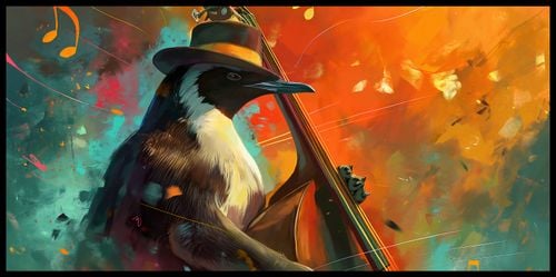 Plakat 91,3x44,5cm Pingwinia Nuta na Arena.pl