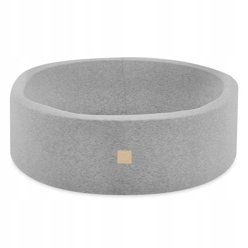 Suchy Basen bez piłek 90x30 dla Dzieci Szary Smart Okrągły MISIOO na Arena.pl