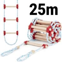 Drabina sznurowa linowa na dach ATESTOWANA 25m