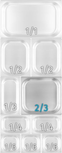 POJEMNIK GN 2/3 150 MM ZE STALI NIERDZEWNEJ GASTRONOMICZNY 11 L TECHNICA na Arena.pl