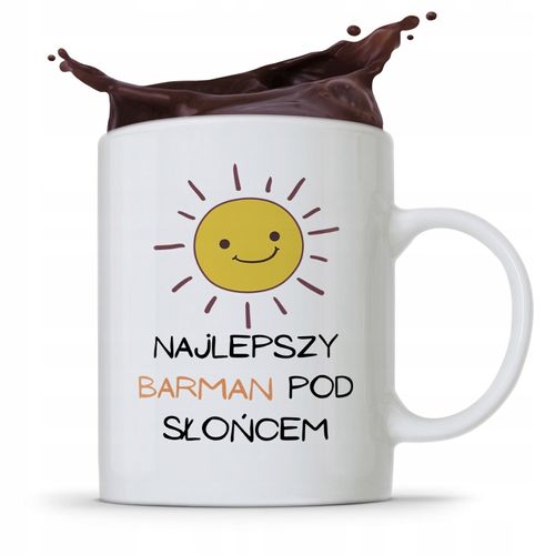 Kubek Prezent Dla Barmana Barmanki Najlepszy Z Nadrukiem Ze Zdjęciem na Arena.pl