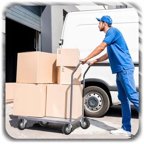 KÓŁKA OBROTOWE JEZDNE 125mm 400kg KOŁA METALOWO GUMOWE Z HAMULCEM DO na Arena.pl