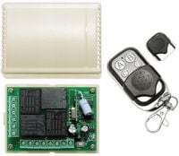 Przekaźnik 12V 433MHz 4 Kanały Przełącznik Pilot