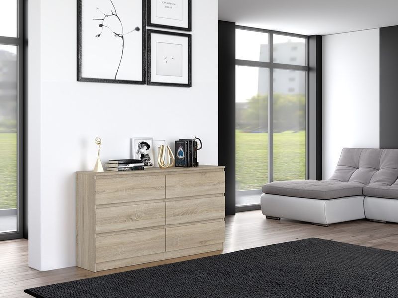 KOMODA MALWA M6 140 - DĄB SONOMA zdjęcie 11