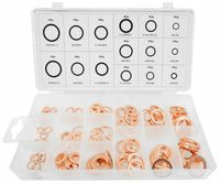 PODKŁADKI MIEDZIANE ZESTAW PODKŁADEK MIEDZIANYCH USZCZELKI MIEDŹ 150 EL