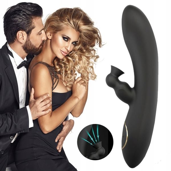 Wibrator, masażer z ssaniem, mocny. Super. Perfumy zdjęcie 8