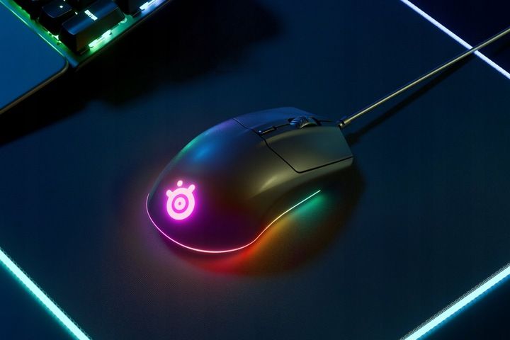 Mysz SteelSeries Rival 3 GAMING RGB USB Przewodowa zdjęcie 12