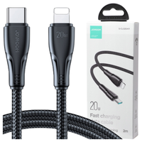 kabel joyroom surpass series a11 lightning / usb-c 20w 1.2 m - czarny