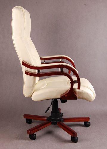 Fotel biurowy GIOSEDIO ecru, model BSL005 na Arena.pl