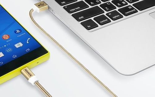 ADATA kabel USB type-A , charge and sync data on Android, złoty na Arena.pl