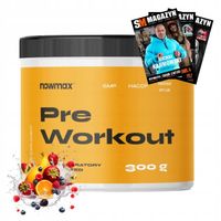 nowmax PRE WORKOUT ODŻYWKA PRZEDTRENINGÓWKA POBUDZENIE 300 g SIŁA