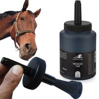 Dziegięć, smoła bukowa dla koni Z PĘDZELKIEM 450ml HIPPIKA na strzałki