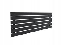 Grzejnik pokojowy poziomy BELLOSLIM 45x180 czarny