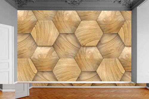 Fototapeta DESKI PANELE DRZEWNE IMITACJA DESEK na Arena.pl