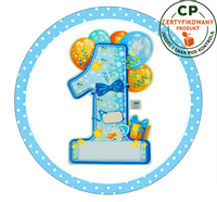 Opłatek na tort - na Roczek