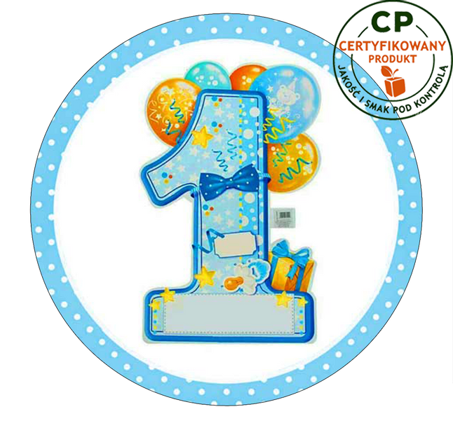 Opłatek na tort - na Roczek zdjęcie 1