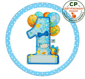 Opłatek na tort - na Roczek