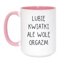 Duży Biało-Różowy 450 ml