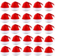 CZAPKA MIKOŁAJA ŚWIĘTEGO PRZEBRANIE CZAPKA MIKOŁAJA filcowa 24 szt.