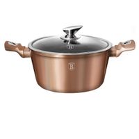 garnek granitowy 28cm berlinger haus rose gold bh-1516