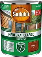sadolin impregnat classic hybrydowy 7 lat mahoń 2.5 - 5sach.mah2.5