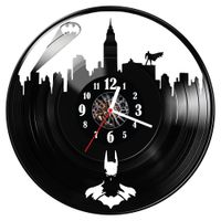 Zegar ścienny z płyty winylowej Batman 1262.14