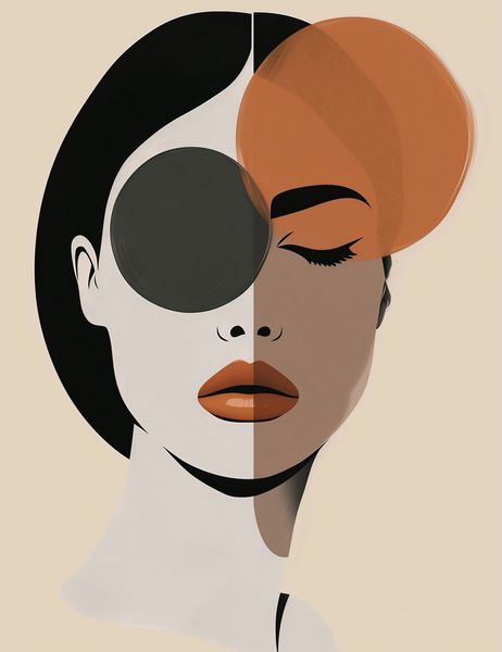 Plakat 50x65cm Dwie Strony Piękna zdjęcie 1