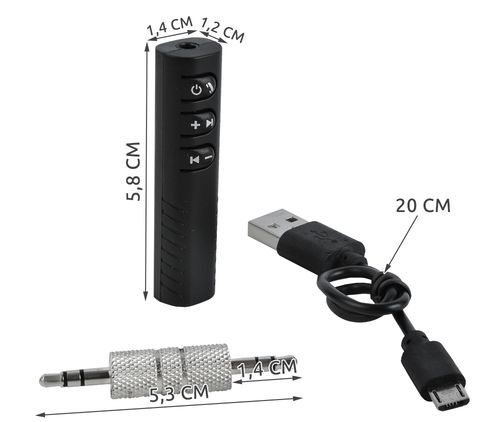 Adapter Bluetooth Transmiter Odbiornik Jack Kabel 6607 na Arena.pl