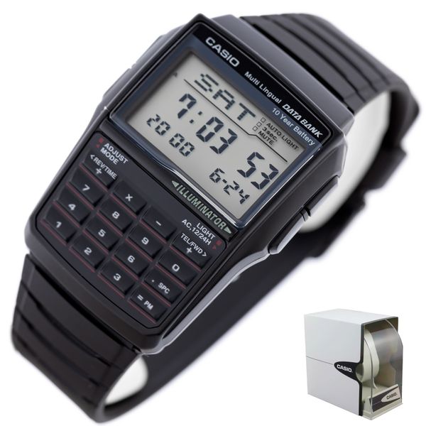 ZEGAREK MĘSKI CASIO VINTAGE DATABANK DBC-32-1A + BOX zdjęcie 7