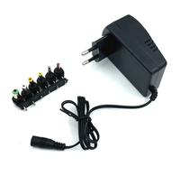 ZASILACZ SIECIOWY UNIWERSALNY IMPULSOWY REGULOWANY 3-12V DC 36W 3A 6 WTYKÓW