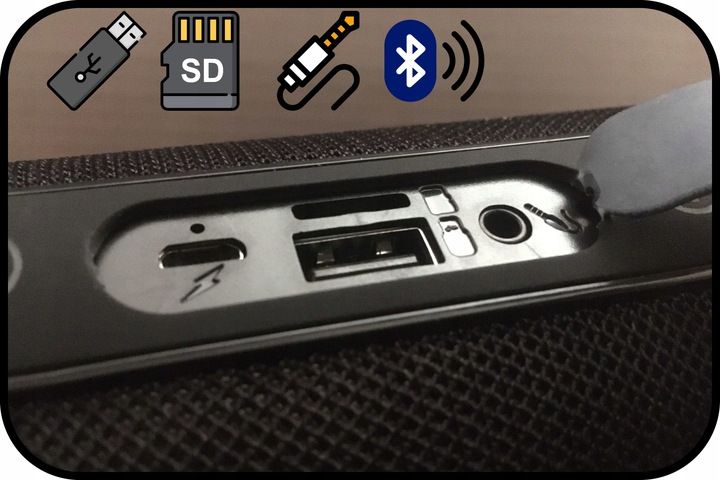 Głośnik przenośny BT460 czarny 20 W zdjęcie 8