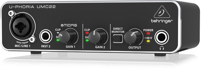 Behringer U-PHORIA UMC22 USB Audio Interfejs zdjęcie 1