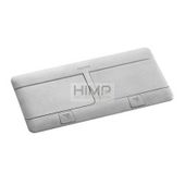 Puszka podłogowa Pop-up do wyposażenia, 8 (2x4) modułów, aluminium Legrand 054013