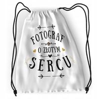 Plecak Sportowy Szkolny Dla Fotografa Worek Torba Z Nadrukiem Ze Zdjęciem