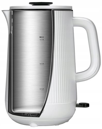 Czajnik elektryczny bezprzewodowy MPM MCZ-115 z podwójnymi ściankami biały na Arena.pl