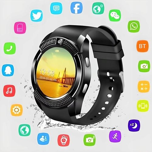 SMARTWATCH V8 ZEGAREK SMART WATCH PL KARTA SIM SD na Arena.pl