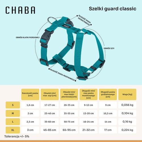 Lekkie Szelki dla Średniego Psa GUARD Bezuciskowe Regulowane Solidne r. M na Arena.pl